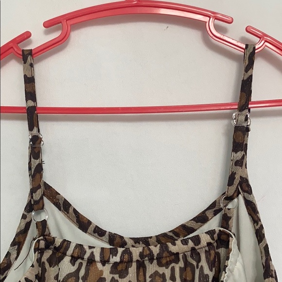 Justice Animal Print Tiered Ruffle dress Sz 8 - Picture 6 of 6